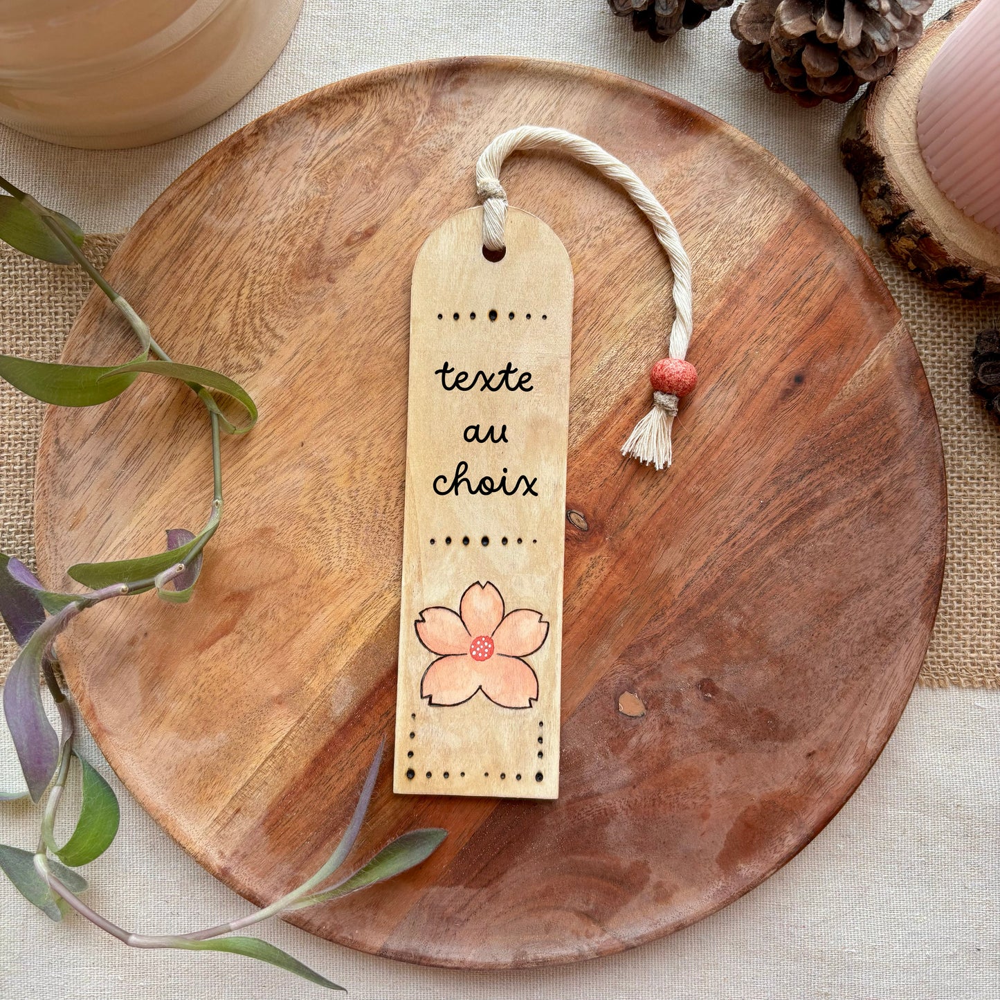 Marque-page « La Fleur de Cerisier »