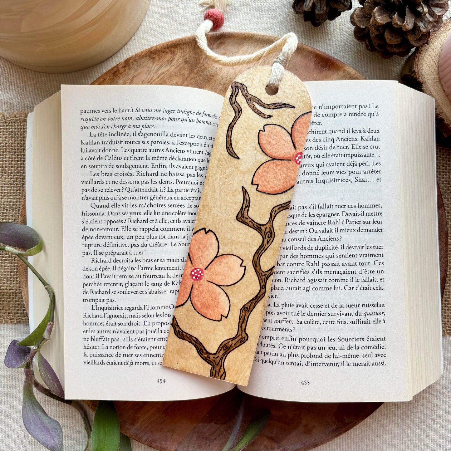 Marque-page « La Fleur de Cerisier »