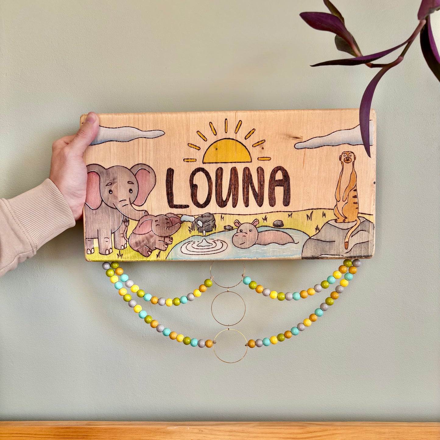 Jeux d'eau dans la Savane