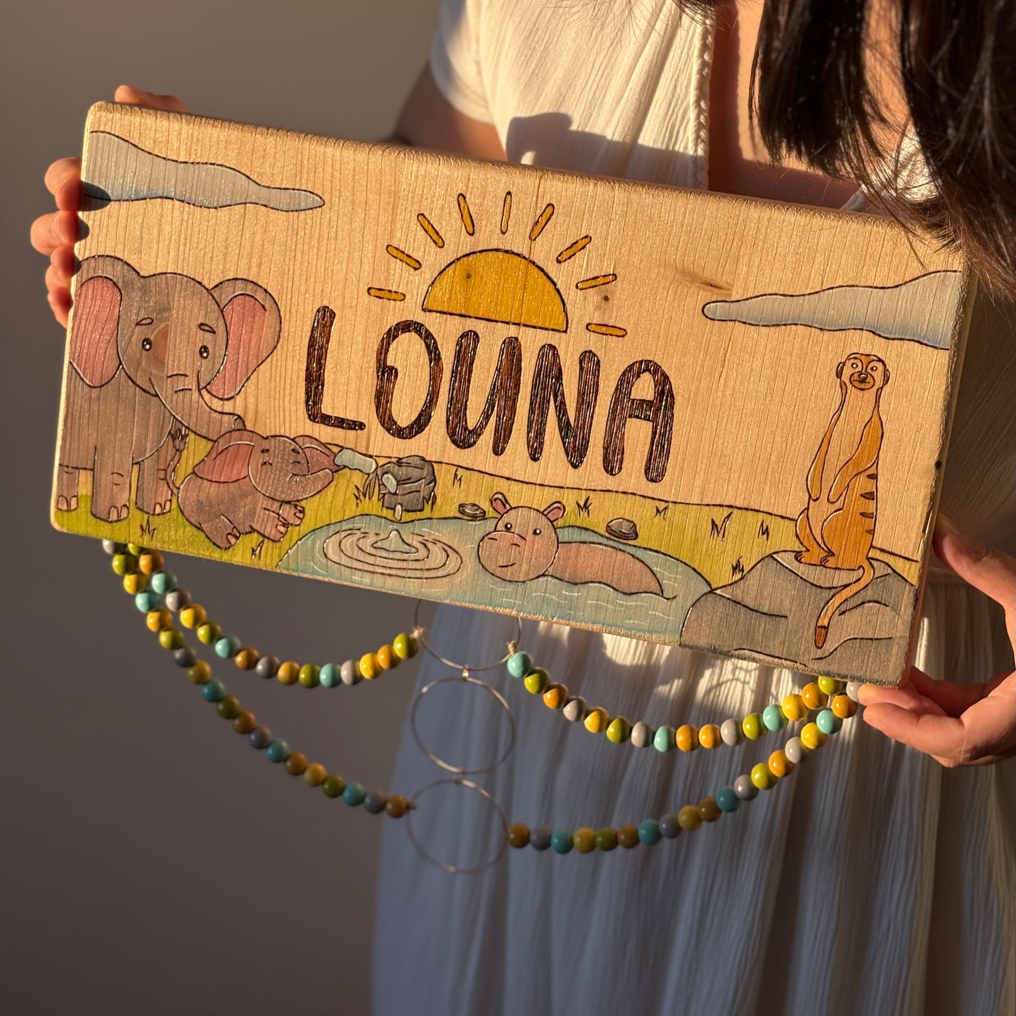 Jeux d'eau dans la Savane