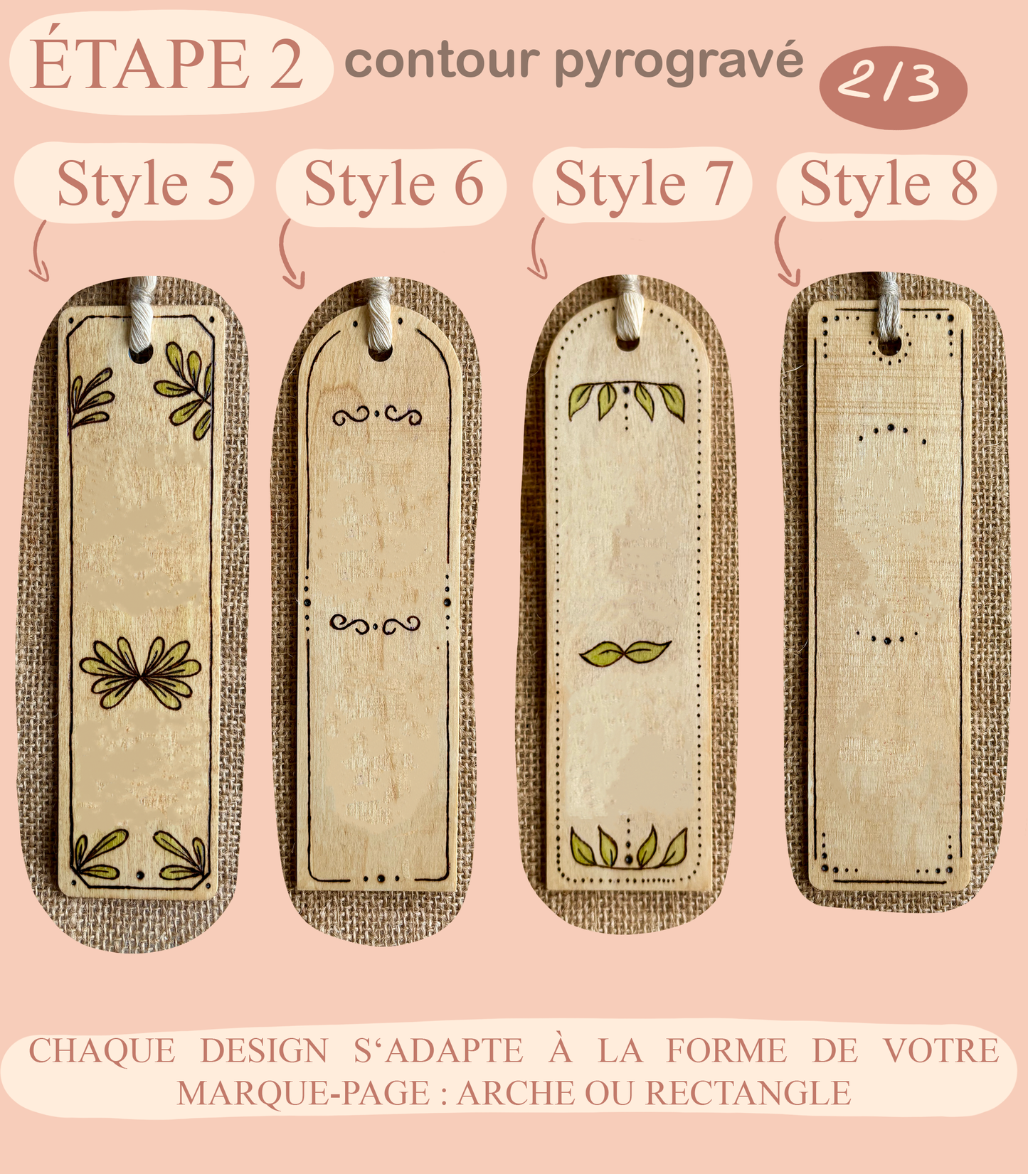 Marque-page personnalisée