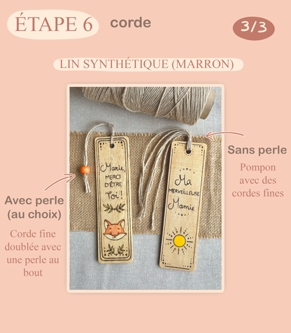 Marque-page personnalisée