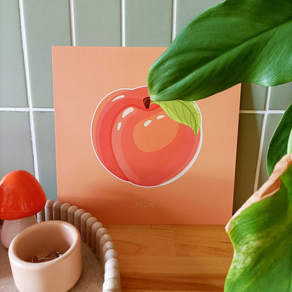 Cœur juteux - Pêche