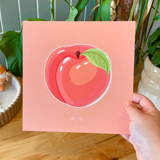 Cœur juteux - Pêche