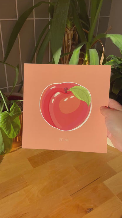 Cœur juteux - Pêche